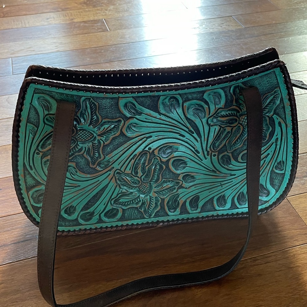 Tooled Leather Purse